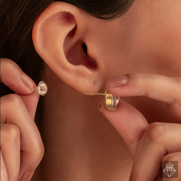 Classic Round Cut Crystal Earrings