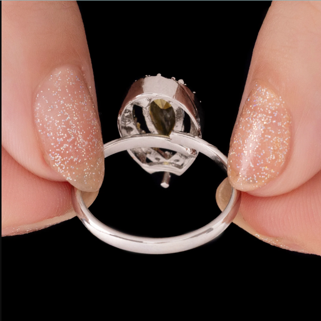 Drop Stone AD Ring (Adjustable Size)