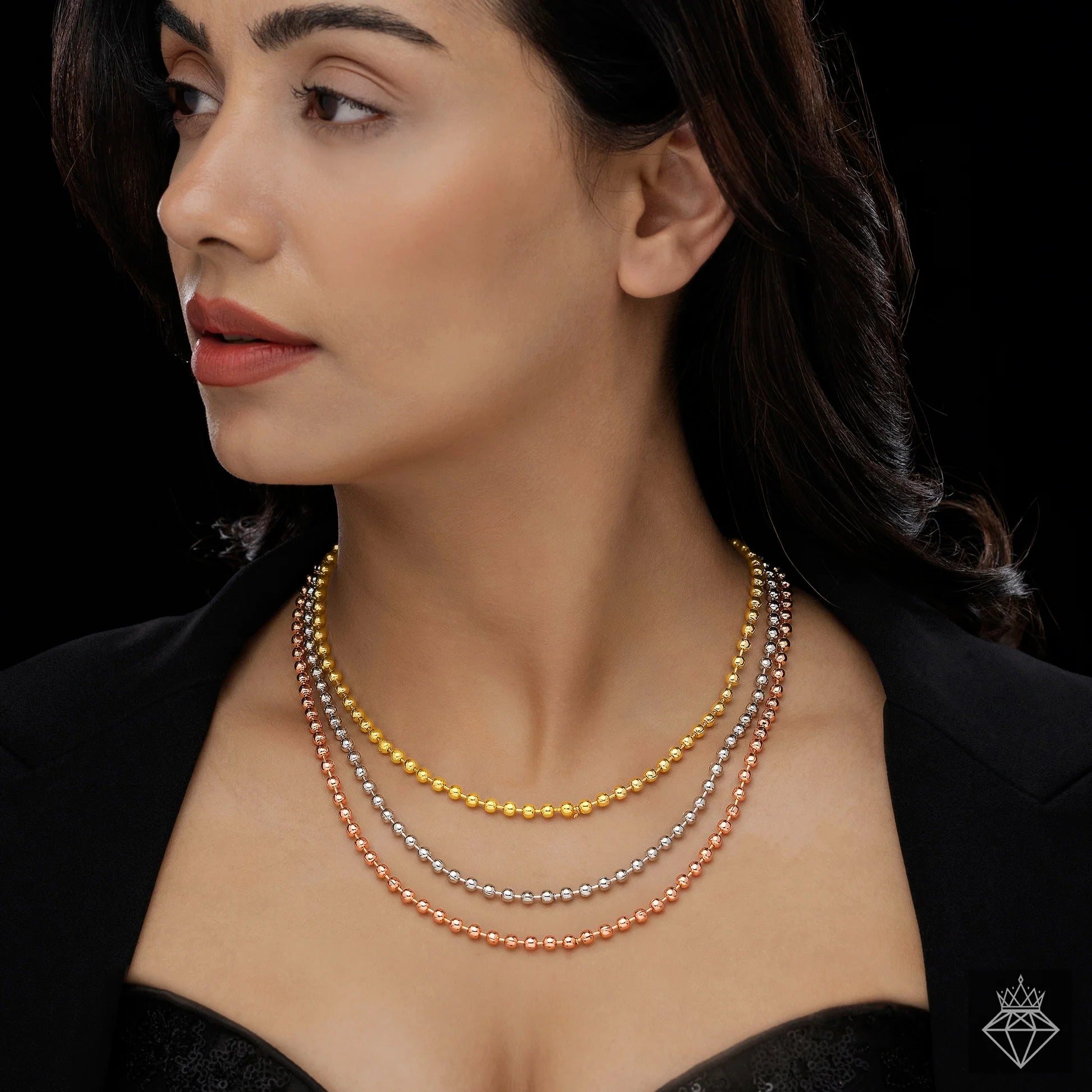 Triple Layer stylish Chain Necklace