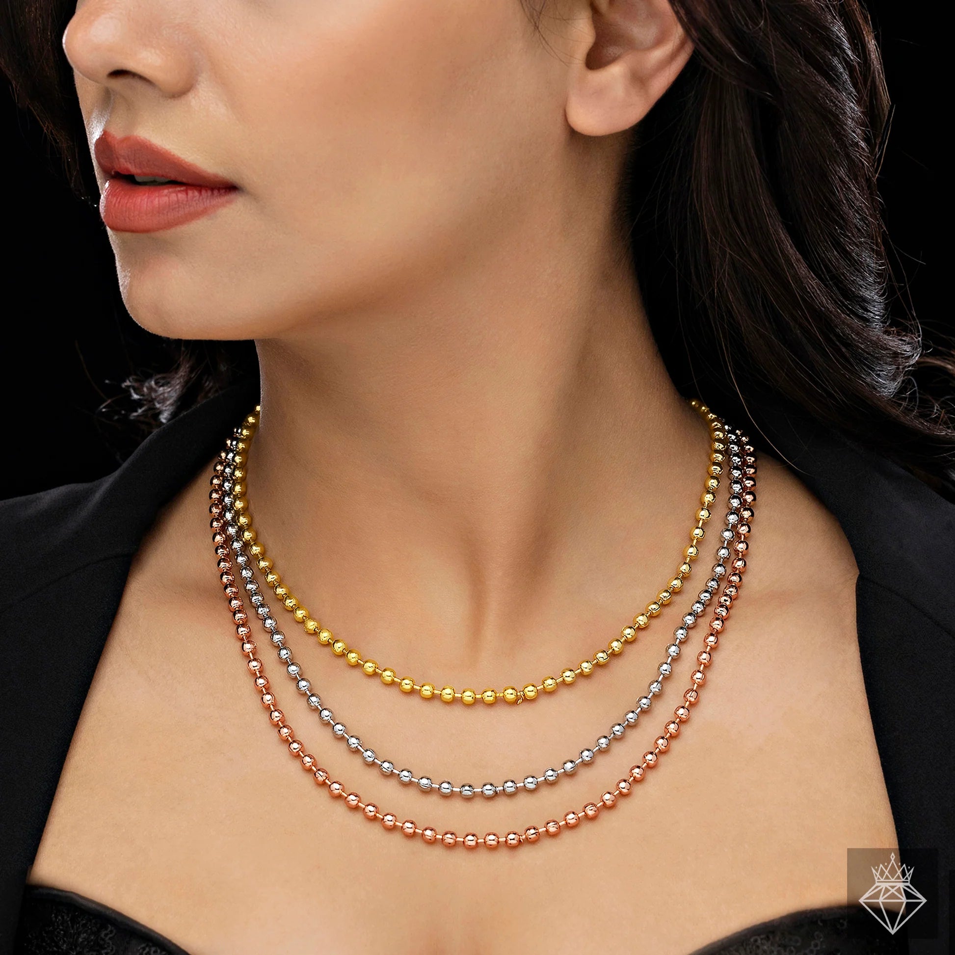 Triple Layer stylish Chain Necklace