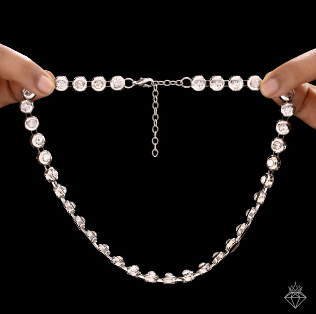 AD Necklace Set With Earrings