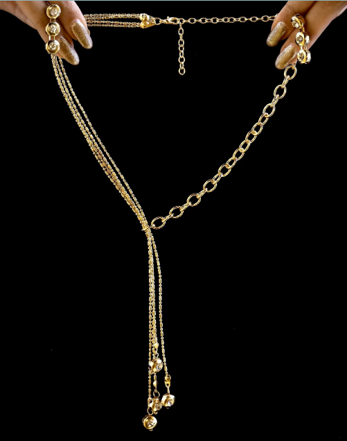 Fashion Crystal Necklace Set With Earrings