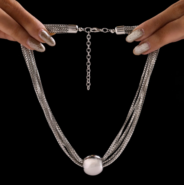 Box Chain silver Necklace