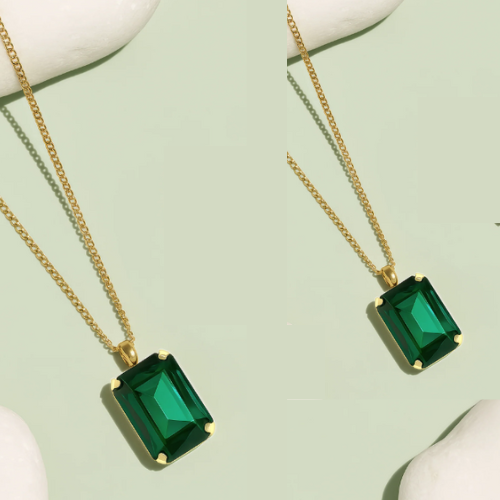 Emerald Bliss Stylish Necklace